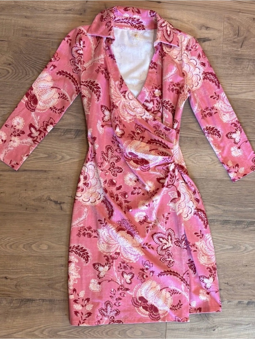 spartina 449 dress Cristina Wrap Dress Harbor River Fall Foliage size medium